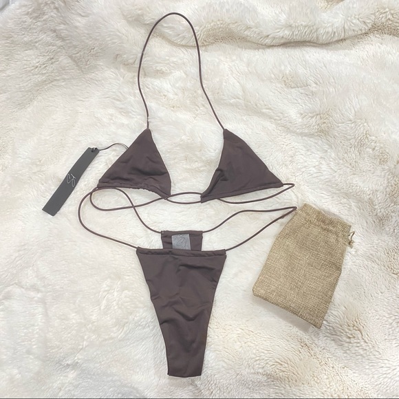 SEL TINIKINI - CHOCOLATE XS/S - Picture 4 of 5